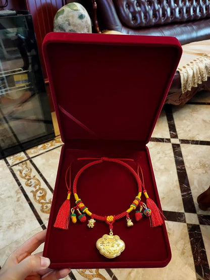 Jewelry Set Velvet Box Necklace Earring Ring Necklace Bracelet Gift Display Case Wedding Jewelry Storage Holder (Wine Red For Chunky Collar Necklace)