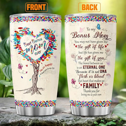 Mom Gifts, Tumblers Mothers Mother Women Coffee Ever Handle Mama Day Cups Insulated Funny For, Tumbler 20 Oz With Lid And Straw, Best Bonus Mom
