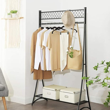ManGotree Pants Hangers with Movable Clips, Non-Slip Velvet Skirt Hangers, Space-Saving Clothes Hangers for Pants, Skirts, Shirts, Coats, Dresses (18 Pack, Black)