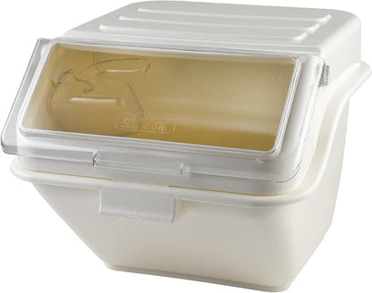 Winco IB-10S Stackable 10 Gallon Ingredient Bin Beige