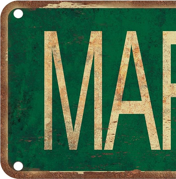 Street Sign 6x16 inch Vintage Rustic Retro Wall Decor Funny Metal Tin Sign