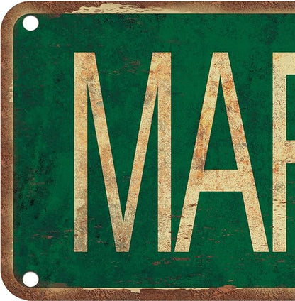 Street Sign 6x16 inch Vintage Rustic Retro Wall Decor Funny Metal Tin Sign