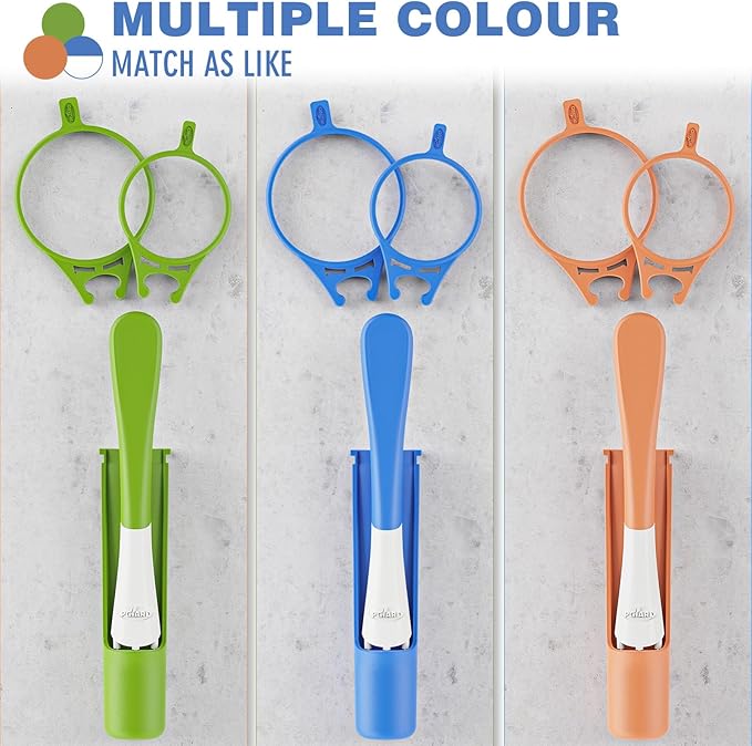 2 Pack Pickle Fork Pickle Grabber Tool-Pickle Picker for the jar, Kitchen Gadgets Pickle Gifts Suitable for Olives Blue