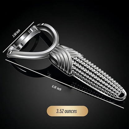TEEVEA Corn Peeler for Corn on the Cob, Stainless Steel Corn Cob Stripper, Kernel Remover Tool for Home Kitchen BBQ Canning Camping