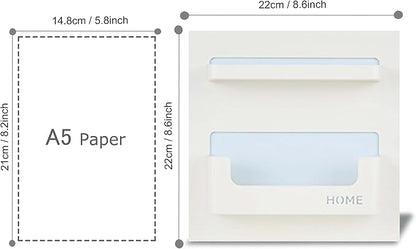 EHKIT Bedside Shelf Accessories Organizer- Wall Mount Self Stick On,Ideal for Glasses,Remote,Earphone, Cell Phone Charger,Manicure Kit