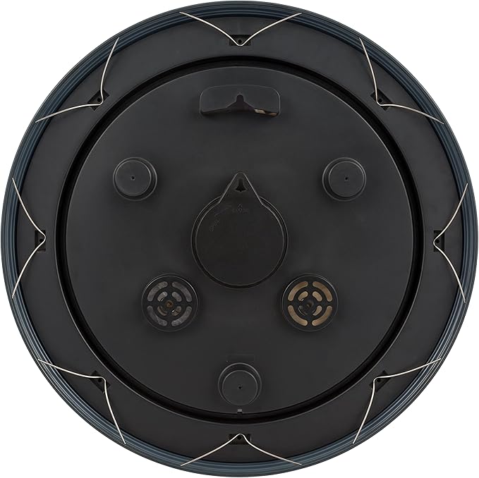 La Crosse Clock 433-3838 18.4" Hamilton Indoor/Outdoor Metal Analog Quartz Clock