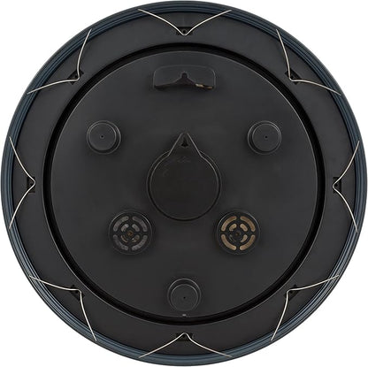 La Crosse Clock 433-3838 18.4" Hamilton Indoor/Outdoor Metal Analog Quartz Clock