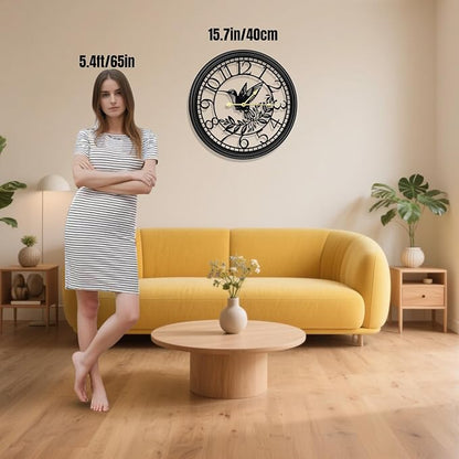 VPDTVK Big Wall Clock - Wall Clocks for Living Room Decor, Quiet and No Ticking Suitable for Wall Decor, Living Room Decoration, Kitchen Decoration