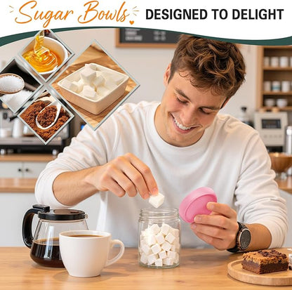 6 Pack Overnight Oats Containers with Lids, 16oz Wide Mouth Mason Jars, Glass Food Containers with Airtight Lids for Storage, Yogurt Bowls, Overnight Oats Jars for Meal Prep, Chia Pudding