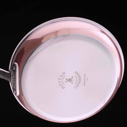 Hestan - CopperBond Collection - 100% Pure Copper Frying Pan, Induction Cooktop Compatible, 8.5-Inch