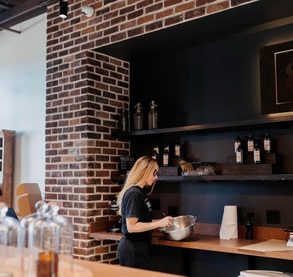 Handmade Tiered Display Shelving - Three Tier Bar Display - Bar Organizer - Liquor Bottle Display (18" with Back, Black)