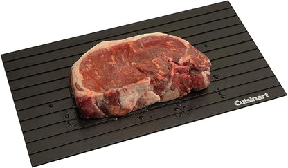 Cuisinart BBQ Defrosting Tray,Conductive Aluminum Rapid Thaw Plate for Frozen Meat,Quick Defrosting Tool Preserves Natural Flavors,NonStick Easy Clean Kitchen Gadget&Grilling Accessories,(Pack of 12)