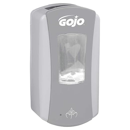 GOJO LTX-12 Touch-Free Foam Soap Dispenser, Gray/White, for 1200 mL GOJO LTX-12 Soap Refills (Pack of 1) - 1984-04