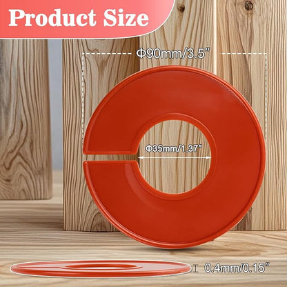 Closet Dividers Clothes Organizers - Sukh Closet Organizers Plastic Clothes Size Dividers Labels Separators for Garment Organizer Boutique Hanger Clothing Rack No Burrs 10 Assorted Colors (40)