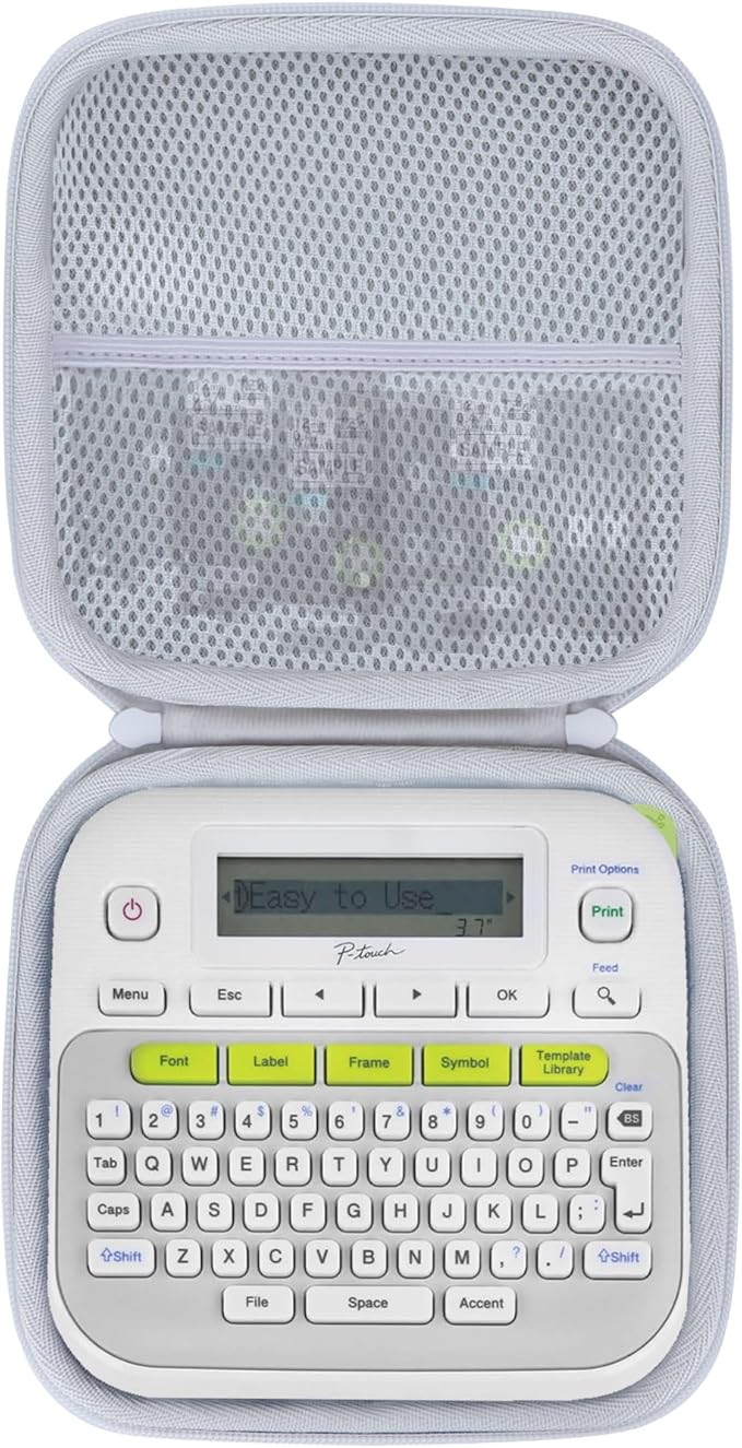 Lebakort Storage Case Compatible with Brother P-Touch PTD220 / PTD210 Home Office Everyday Easy-to-Use Label Maker