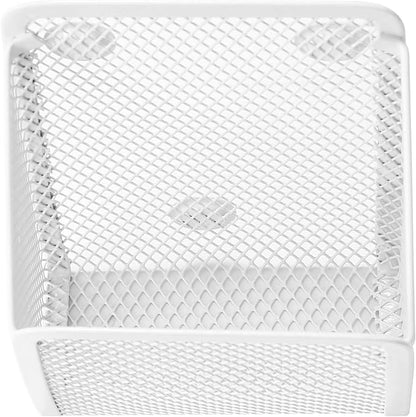 Magnetic Pencil Holder,Mesh Stainless Steel Pen Basket, Metal Writing Utensil Storage Organizer for Whiteboard,Blackboard,Kitchen, Locker, Home, or Office