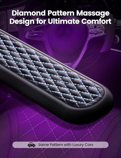 Vaydeer Wrist Rest for Keyboard and Mouse, Computer Ergonomic Wrist Support Pad, Soft Memory Foam Arm Cushion for Desk, Palm Hand Office Laptop Typing-Ocean Blue