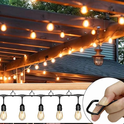 30 Pcs Black Eye Hooks Screw Heavy Duty,Ceiling Hooks for Hanging Plants,String Lights,Cup,Wind Chime,Bird Feeders. Plant Hanger Indoor&Outdoor