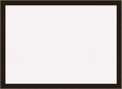 Amanti Art White Cork Board for Wall, 22x30 Vision Board with Brown Wood Frame, Medium Corkboard Office Decor for Home Organization, Rustic Farmhouse Corkboard Pinboard to display items for home