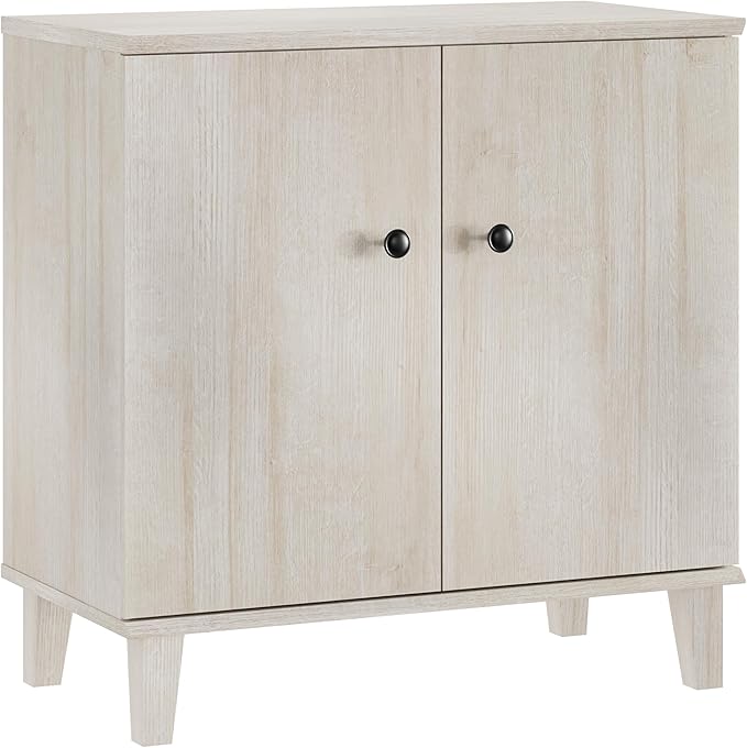 Modern Storage Cabinet 3 in 1 Buffet Storage with Wood Legs and Adjustable Shelf for Dinnig Room Living Room Entryway,Light Oak