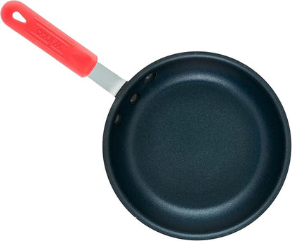 Winco Commercial-Grade Aluminium Fry Pan/Skillet, Non-Stick Finish with Cool Touch Handle, 8"