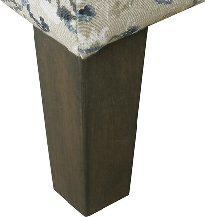 HomePop Large Decorative Storage Bench - Antiqued Blue