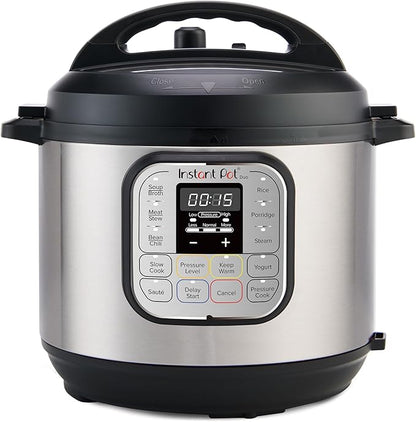 Instant Pot Duo 7-in-1 Mini Electric Pressure Cooker, Slow Rice Cooker, Steamer, Sauté, Yogurt Maker, Warmer & Sterilizer, Includes Free App with over 1900 Recipes, Stainless Steel, 3 Quart