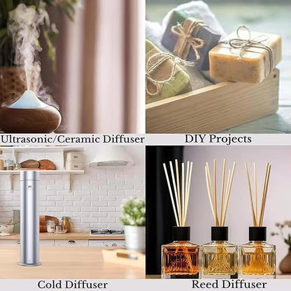 Hotel Scents Diffuser Oil Zarwa 120ml – Aventus Inspired Scent – Luxury Essential Oil for Diffuser – Lemon, Cedarwood, Patchouli – Home Hotel Aroma Oil – Waterless & Ultrasonic Diffuser Refill