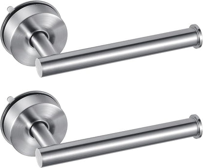 JOMOLA Toilet Paper Holder Silver, 2 Pack