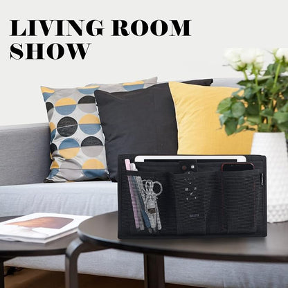 Gloppie Bedside Caddy with Pockets - Table Nightstand & Loft-Bed Organizer - Desk Storage & Hanging Organizer for Dorm