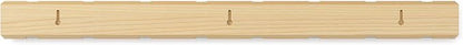 Umbra Flip Wall-Mounted Coat Rack with 8 Hooks – Modern, Space-Saving Storage for Hats, Jackets, Bags, Entryway, Mudroom, Closet, Bathroom, Bedroom – Natural/Nickel
