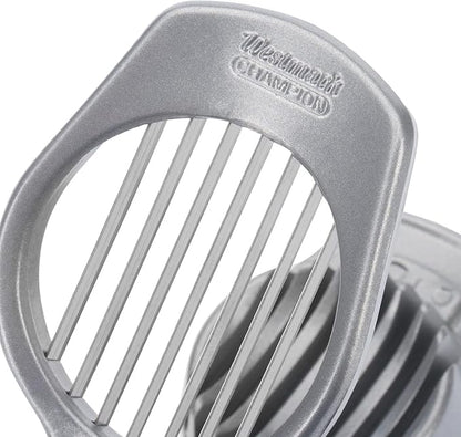 Westmark Mushroom & Egg Slicer – Heavy-Duty Aluminum Cutter with 7 Stainless Steel Blades for Even Slices, Multi-Purpose Food Slicer for Mushrooms, Eggs, Strawberries & Kiwi, Kitchen Essentials