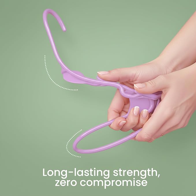 Utopia Home - Plastic Hangers 50 Pack - Space Saving Clothes Hanger - Durable and Strong Closet Organizers and Storage Makes It Ideal Stocking Stuffers or Apartment or Dorm Room Essentials (Pink)