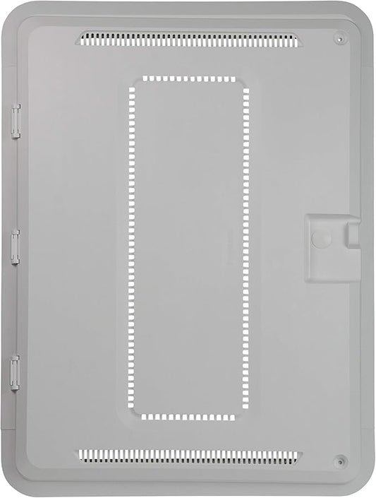 Legrand - OnQ 20 Inch Media Enclosure, Wifi Electrical Box, Cable Management Box for Distribution of Networking Service, Recessed Media Box Lets Signal Through, White, ENP2050-NA