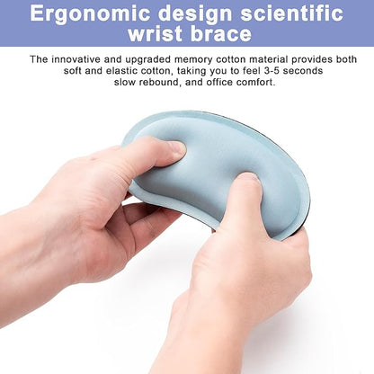 Hoewina Keyboard Wrist Rest,Ergonomic Wrist Rest,Superfine Fabric and Gel Memory Foam Wrist Pad for Computer Keyboard for Easy Typing & Pain Relief, Suitable for Office, Family, Outdoor