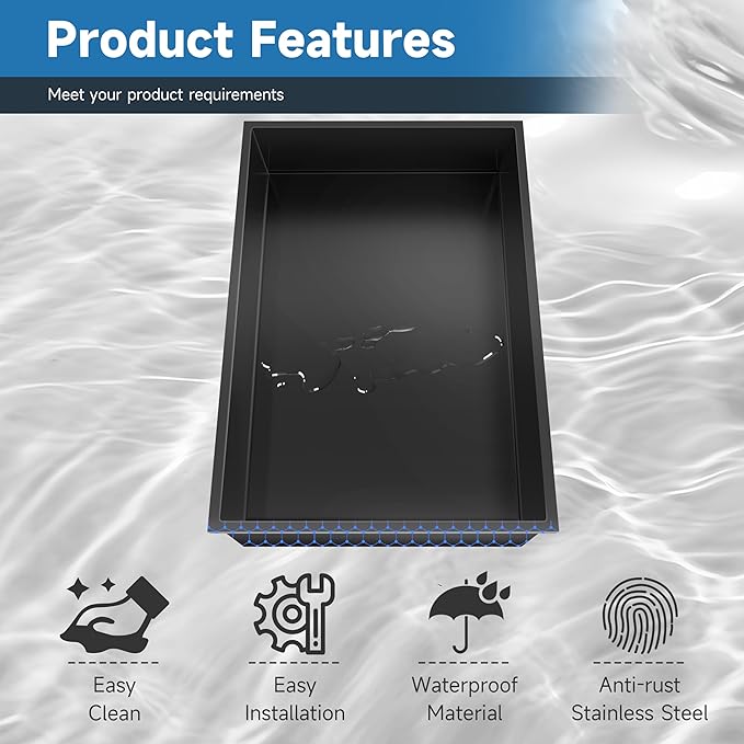 Shower Niche 18" X 12" Black, Stainless Steel Wall Niche Double Shelves Recessed Shower Shelf for Bathroom Storage, No Tile Needed Over Mount Installation
