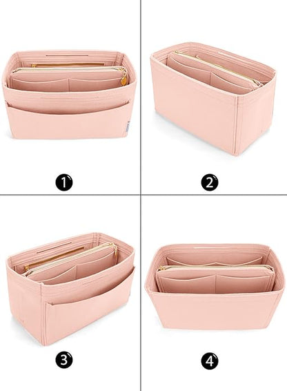 LEXSION Felt Insert Bag Organizer Bag In Bag For Handbag Purse Organizer Fits Speedy Neverful