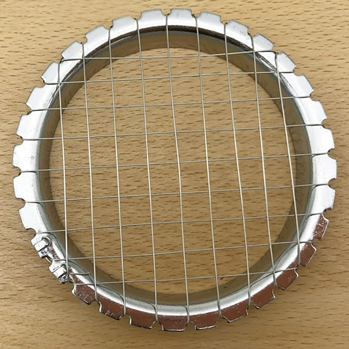 Stainless Steel Egg Chopper, Multifunctional Mold Egg Slicer Fruit Salads Cutter Potato Cutter Eggs Choper Hard Boiled Tomato Cutters Potato Cutters