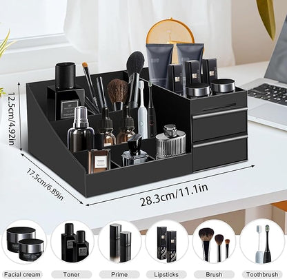 Mens Organizer,Cologne Organizer for Men,Perfume Organizer,Cologne Stand,Perfume Stand,Organizador de Perfumes,Bathroom Countertop Storage,Shelf for Bathroom Counter,Men Bedroom for Gifts