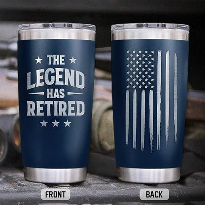 Retirement Gifts for Men 2026 - Retired Not My Problem Anymore - Funny Retired Tumbler for Men, Him, Father, Husband, Coworkers - Happy Retirement Gifts, Navy Tumbler 20 Oz (Navy 20 Oz)