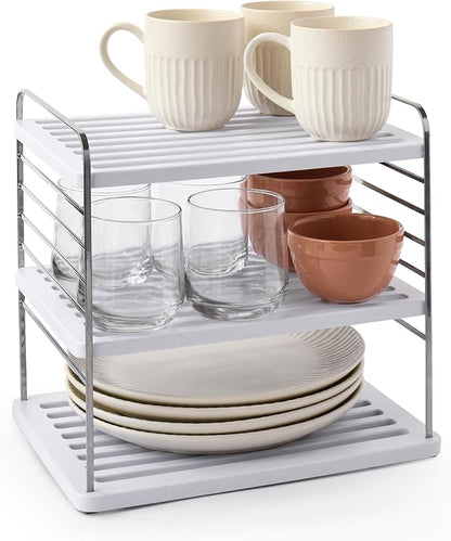 YouCopia UpSpace Cabinet Box Organizer Large, Adjustable Foil Wrap Shelf