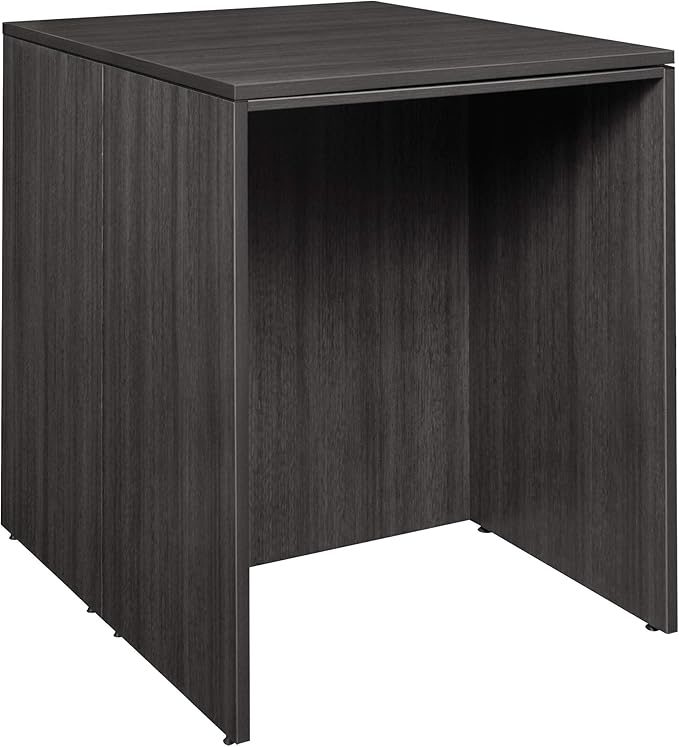 Romig Regency Legacy Stand Back Storage Set with Two Desks, 36"" x 46"", Ash Grey (LSSDSD3646AG)
