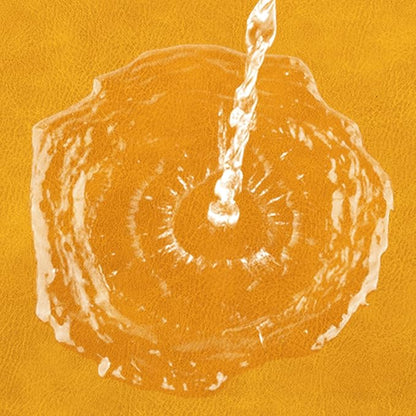 ADRIMER Placemats, Heat Resistant Oval Placemats Set of 12 Washable 12 x 17 Inch, Waterproof Table Mats, Wipeable Pu Place Mats for Kitchen, Dining Room, Yellow