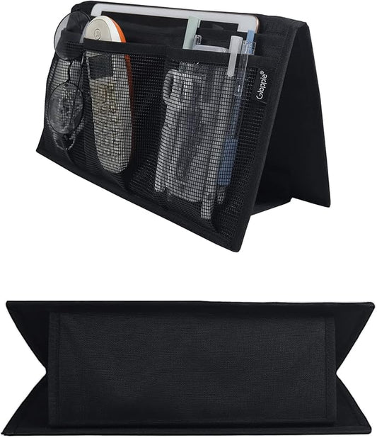 Gloppie Bedside Caddy with Pockets - Table Nightstand & Loft-Bed Organizer - Desk Storage & Hanging Organizer for Dorm
