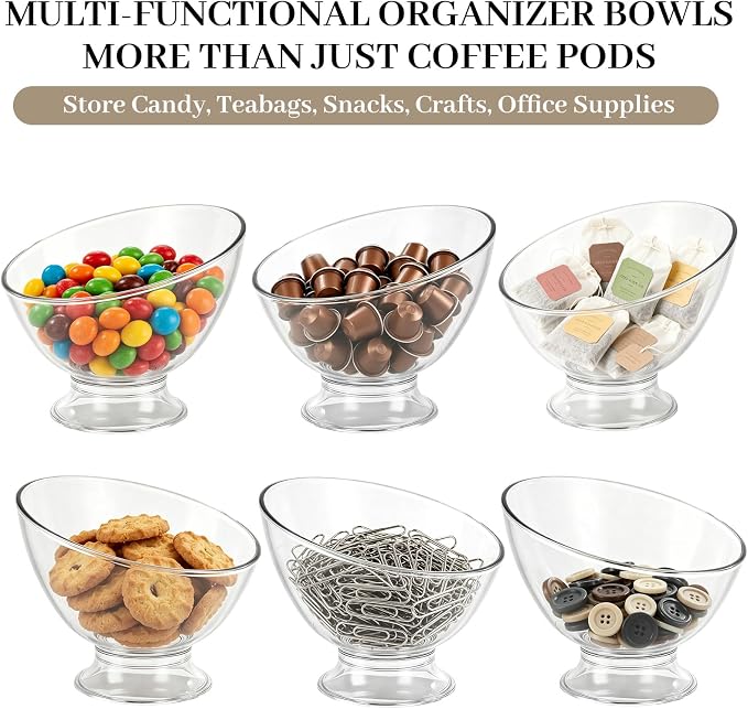 Coffee Pod Holder, Plastic Coffee Capsule Organizer