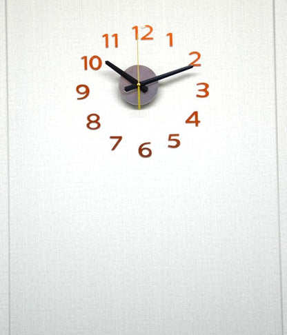 OceeK DIY Wall Clock, Modern Silent Non-Ticking, Battery Operated, 3D Quality Quartz Frameless Wall Closks,8-15" Round