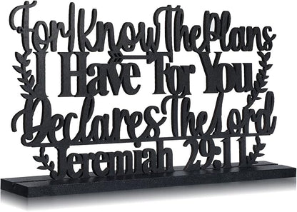 Jetec I Still Remember The Days I Prayed Sign Inspirational Table Blessed Signs Motivational Decor Farmhouse Table Home Centerpieces Faith Wooden Shelf for Living Room Office(Novelty Style)
