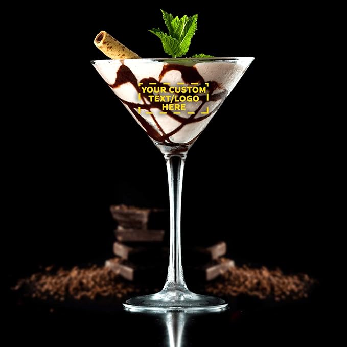 Custom Martini Glasses by ARC 10 oz. Set of 50, Personalized Bulk Pack - Perfect for Hotel, Bar, Restaurant or Lounge - Clear