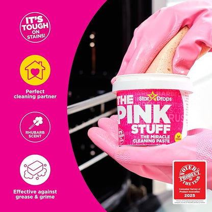 Stardrops- The Pink Stuff Miracle Cleaning Paste - SQeeZY Scrubber Sponge Bundle