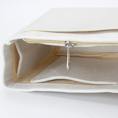Purse Organizer Insert, Suede Bag Organizer Handbag Tote Shaper, Suede Material, Soft and Non Damaging Bag (Beige, Medium)